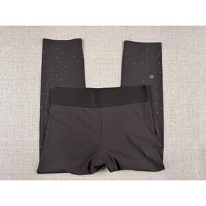Lululemon x SoulCycle Laser-Cut Cropped Leggings • Size 8 • Black